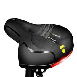 Bike Groupsets Seat Comfortable Breathable Bicycle Saddle Cushion Water Resistant with Dual Shock Absorbing for MTB Mountain Road 231115