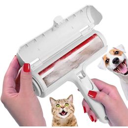 New Pet Hair Remover Roller - Dog Cat Fur Remover with Self-Cleaning Base - Efficient Animal Hair Removal Tool - Perfect for Furni