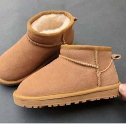 2024 New Boots Kids Australia Snow UGGsity Boot Designer Children Shoes Winter Classic Ultra Mini Botton Baby Boys Girls Ankle Booties Kid Fur GH308