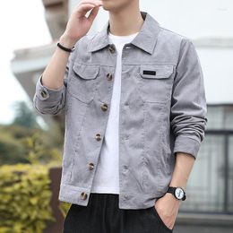 Men's Jackets 2023 Spring Autumn Fashion Collar Men Jacket Versatile Relaxed Male Boys' Top