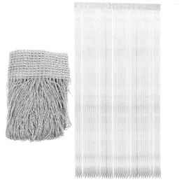 Curtain 2 Pcs Cut Off Window Curtains Macrame Polyester Hallway Decor For Walls