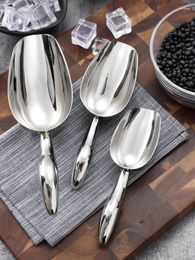 Tea Scoops Stainless Steel Small Spoon Medium Large Shovel Grain Ice