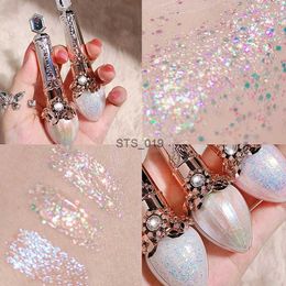 Eye Shadow Bright Shine Liquid Eye Shadow Glitter Eye Makeup Sequins Lying Silkworm Pearlescent Fine Flash Highlight Waterproof CosmeticsL231115