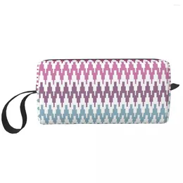 Cosmetic Bags Geometric Bag For Women Makeup Multicolor Modern Travel Daily Toiletry Organizer Storage