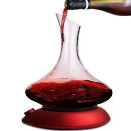 Bar Tools USB Charging Electric Wine Aerator Quick Sobering Automatic Rotate AntiSlip Whisky Decanter Pourer Kitchen Accessories 231114