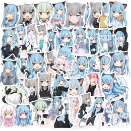 50Pcs Cartoon Anime Stickers Non-Random Waterproof Vinyl Sticker Laptop Skateboard Motor Water Bottle Snowboard Notebook Wall Car Decals Kids Gifts