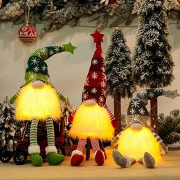 Christmas Decorations Glowing Gnome Faceless Doll Merry Home Decoration Navidad Natal Gift for Year Gifts 231115