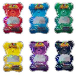 Special shaped Bears Bags Wholesale 500mg Bag Worms Cubes Packaging Mylar bagss green blue red purple Qeqvj