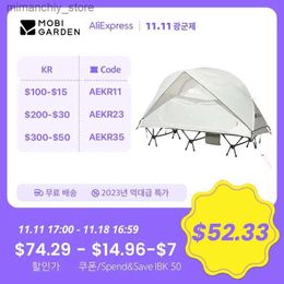 Tents and Shelters MOBI GARDEN Camping Coat Tent Backpack Travelling 1-person Solo Camping Fishing Rent Tent Q231115