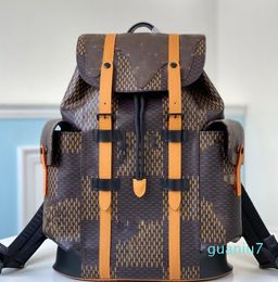 designer bags Christopher Travel Backpack N40358 41X48X13CM Men Leather Shoulder School Bags Crossbody