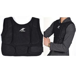 Back Support Karate Taekwondo Suit Vest Back Support Equipment Kids Adults Body Guard Chest Protector Men Women MMA Fitness Sparring Gear 231114