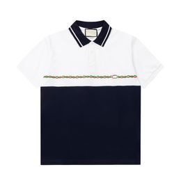 2New Fashion London England Polos Shirts Mens Designers Polo Shirts High Street Embroidery Printing T shirt Men Summer Cotton Casual T-shirtsQ57