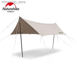 Tents and Shelters Naturehike Outdoor Ultra Light Camping Cotton Cloth Canopy 5-8 Person Hexagon Courtyard Sunshade Family Waterproof Tarp Tent Q231117