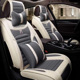 Car Seat Covers 3D Cover General Cushion Flax Styling For Infiniti EX25 FX35/45/50 G35/37 JX35 Q70L QX80/56