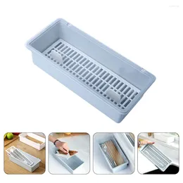 Kitchen Storage Chopsticks Box Drain Supply Spoon Holder Sink Cage Case Plastic Pallets