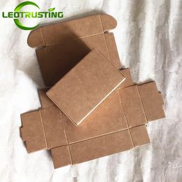 Jewellery Boxes 50pcs Blank Kraft Paper Handmade Soap Box Cardboard Paper Jewellery Box Wedding Party Favour Black Craft X-mas Gift Cosmetic Boxes 231115