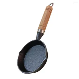 Pans Flat Skillet Oil Pan Home Mini Household Cooking Pot Kitchenware Utensil Frying
