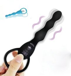 Anal Toys Vibrator Sex Toy for Women Beads Vibrators Gay Prostate Massage Smooth Butt Silicone but plugs Couple 231114