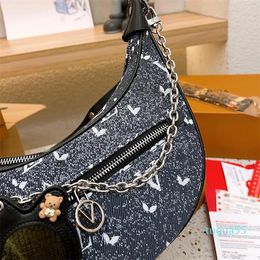 Classic Loop Women Designer Crossbody Bag Expensive Fashion Denim Ladies Shoulder Bags Handbag