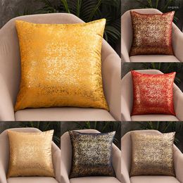 Pillow Case 45x45cm Velvet Shiny Cover Gilding Luxury Pillowslip Classic Cushion Sofa Pillowcase Home Decor