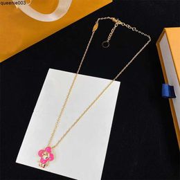 Brand New Chihuahua Classic Luxury Designer Necklace for Women High Quality Stainless Steel Plating 18k Gold Necklaces Jewellery