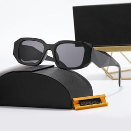 2023 Designer Sunglasses Classic Eyeglasses Outdoor Beach Sun Glasses For Man Woman Mix Colour Optional Triangular signaturewith original box