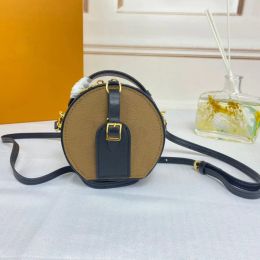 Classic MINI Designer Shoulder Bag Women's Handbag Fashion Women's Crossbody Bag Leather Reversed Brown Flower Luxury Crossbody Bag M889
