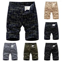 Running Shorts Mens Cargo Multi Pockets Shorts. Work Pants Relaxed Fit For Men