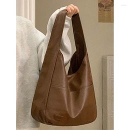 Evening Bags 2023 Simple Large Capacity Women Shoulder Bag Casual Commuting Luxury Designe Handbags High Quality Leather Tote