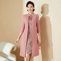 Casual Dresses Grandma Xi Wedding Dress Autumn Mom Young Banquet Meat Covering Female