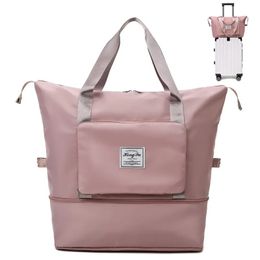 Yoga Bags Large Capacity Waterproof Luggage Bag for Universal Folding Travel Bag Dry Wet Separation Fitness Bag Handbag Travel Bag 231114