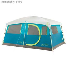 Tents and Shelters 8-Person Tenaya Lake Fast Pitch Cabin Camping Tent with Closet Light Blue Q231115