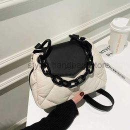 Shoulder Bags Tote Bag 2023 Winter PU Leater Women's Designer Luxury Brand Cain Crossbody Bagsstylishhandbagsstore