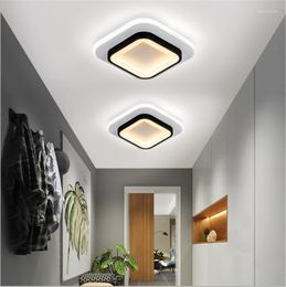 Ceiling Lights LED Bedroom Lamp Modern Minimalist Creative Entrance Door Square