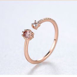 S925 Sterling Silver Open Ring Morgan Zircon Brand Designer Ring Wedding Party Ring High-end Jewellery European Vintage Women Ring Valentine's Day Mother's Day Gift spc