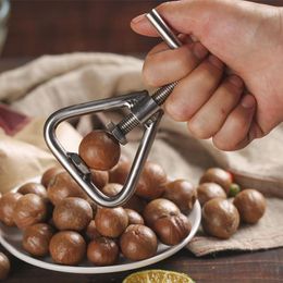 Table Mats Nut Opener Machine Walnut Sheller Tool Stainless Steel Macadamia Opening Household Kitchen Accessories Gadget