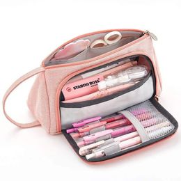 Pencil Bags Large Capacity Pencil Case Kawaii Multifunction Pen Case Pencil Cases Bag School Office Pencil Pouch Student Stationery Supplies 231115
