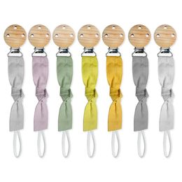 Baby Pacifier Clip Cotton Rope Dummy Chain Anti-Drop Nipple Holder Teether Toy Pendant Strap Soother Clip Newborn Supplies