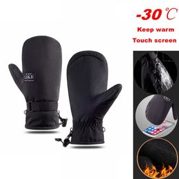 Ski Gloves Winter Skiing Gloves Touch Screen Warm Gloves Camping Outdoor Sports Non-slip Gloves Hiking Windproof Cycling Gloves Men Women 231114