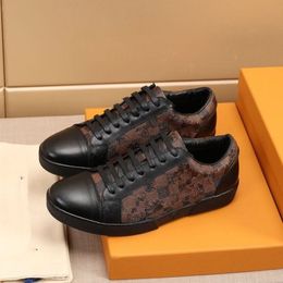 Top quality luxury designer shoes casual sneakers breathable Calfskin with floral embellished rubber outsole very nice mjlwq00001