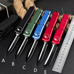 MT UTX 85 knife double action Tactical micro knives tech pocket knifes aluminum handle auto COMBAT RED EDC TOOLS outdoor camping tool