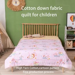 Comforters Children's pure cotton feather velvet Fibre quilt