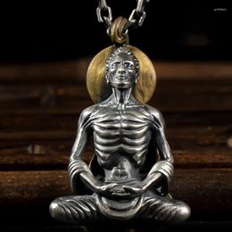 Pendant Necklaces Vintage Guanyin Bodhisattva Necklace Maitreya Buddha Buddhism Jewelry Accessories Gifts