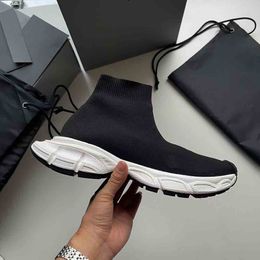 2023s Winter Casual shoes boots light shoes Recucled XL Sock knit sneaker women men shoes speed shoes black white wide sole outdoor walking runner trainers with box