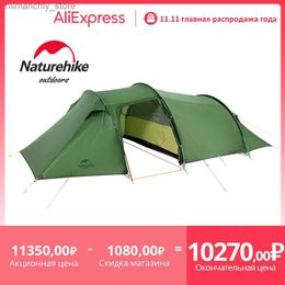 Tents and Shelters Naturehike Opalus 2 3 4 Tent 2 3 4 Person Hiking Tent 4 Season Tent Ultralight Family Travel Tent 20D Waterproof Camping Tent Q231117