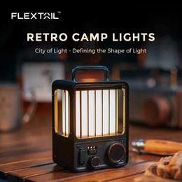 Camping Lantern Flextailgear Retro Outdoor Camping Lamp Portable Villa Lantern Rechargeable Vintage Photo Props Outdoor Camping Lights Q231115