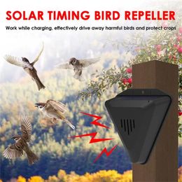 Other Garden Supplies Solar Animal Repellents Repelling Alarm Bird Repeller With 13 Modes Of Sound Playback Dog Outdoor 231115