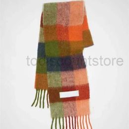 Scarf Designer Scarf Luxury Fashion for Woman Winter Upscale Fringed Male England Plaid Seahorse Hair Black Shawl Fashion Long Joker 5jl27