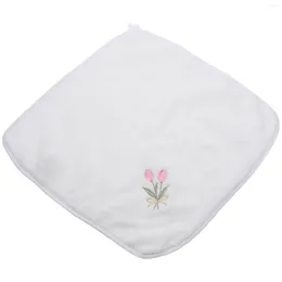 Gift Wrap Towel Hand Dry Quick Drying Towels Kitchen Tulip Wedding Fiber Decorative Bathroom Hanging Miss Embroidered