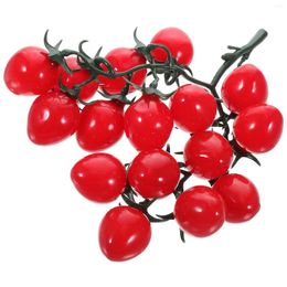 Party Decoration Lifelike Artificial Cherry Tomatoes Realistic Fake Tomato Simulation Vegetables Fruits